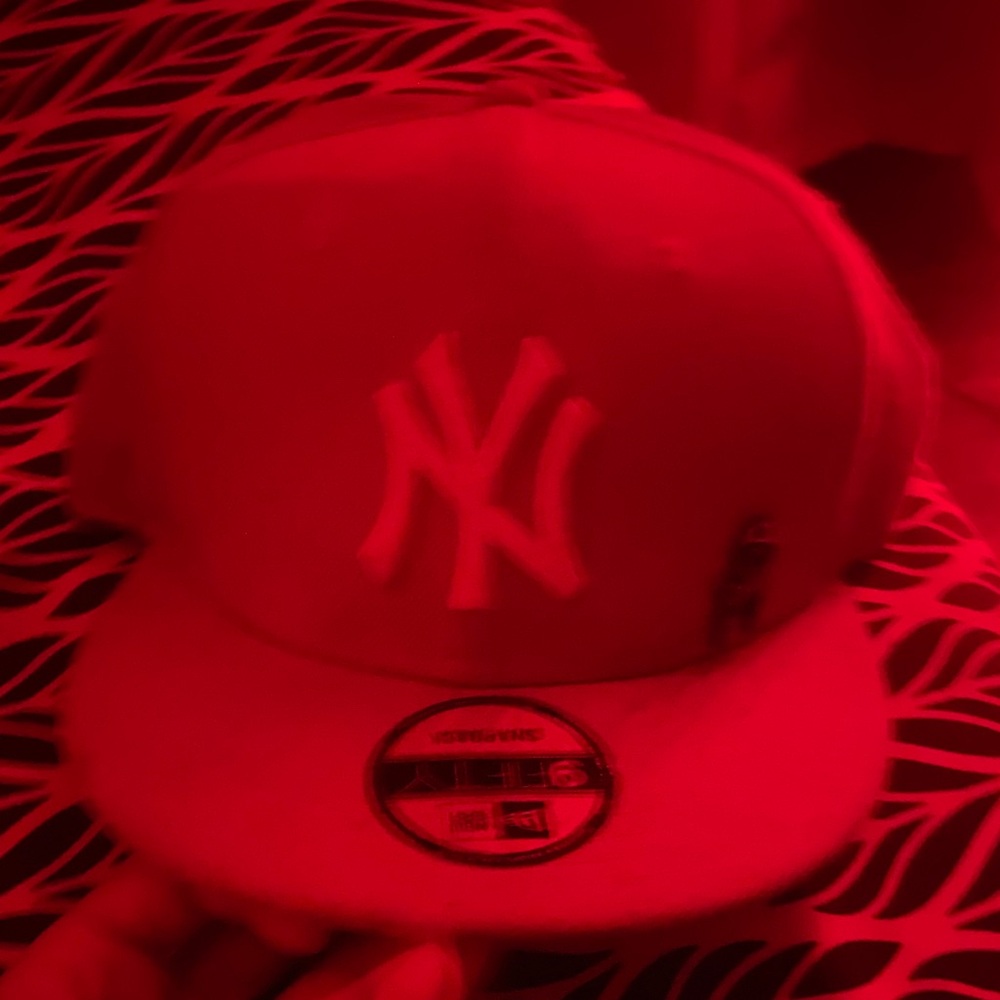 New Era Red Cap with White Logo